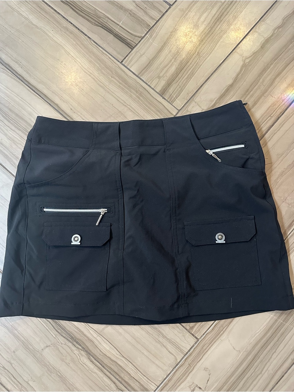 Jamie Sadock Black Golf Skirt 6
